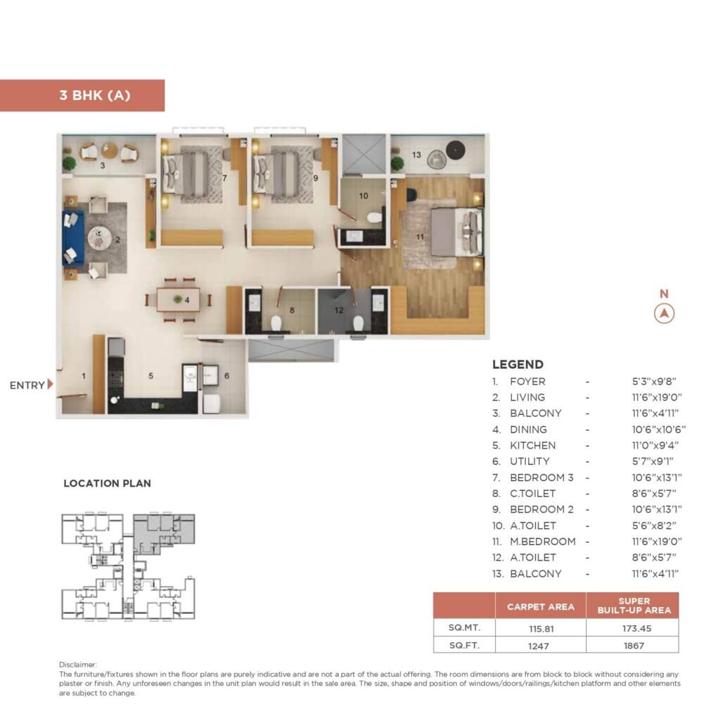 2 BHK Plan