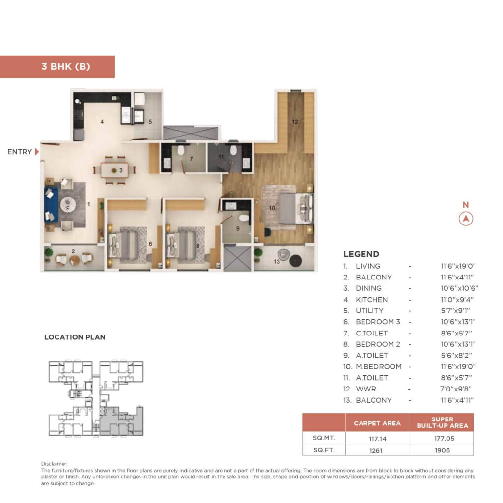 2.5 BHK Plan